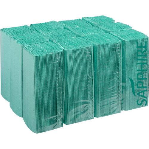 2400 blatt saphirgrün falt - blatt, c-falt