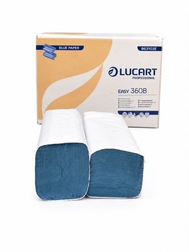 Blaue papierhandtücher - blaue,