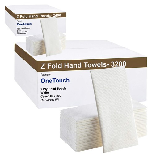 Papierhandtuch weiß falz - papierhandtuch, z-falz