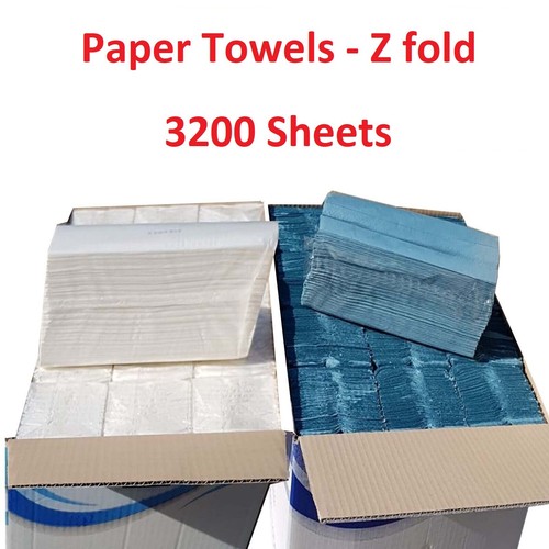 Papierhandtücher weiß blau